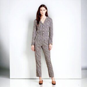 NWT Anthropologie Koel Jumpsuit by Elevenses Women's Size M Dotty Prints